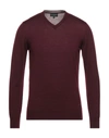 Emporio Armani Sweaters In Red