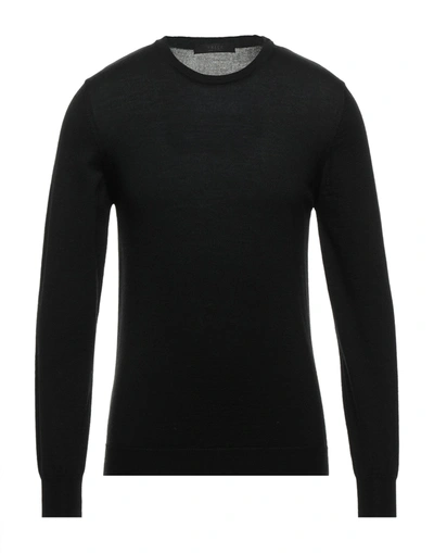 Vneck Sweaters In Black