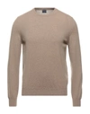 Fedeli Sweaters In Camel