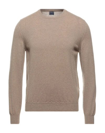 Fedeli Sweaters In Camel