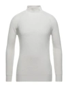 Alpha Studio Turtlenecks In Light Grey