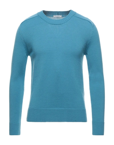 Paolo Pecora Sweaters In Pastel Blue