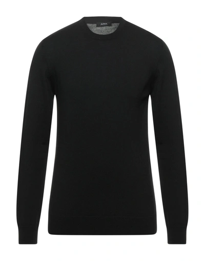 ALPHA STUDIO ALPHA STUDIO MAN SWEATER BLACK SIZE 40 MERINO WOOL,14126309PC 2