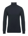 Alpha Studio Turtlenecks In Dark Blue