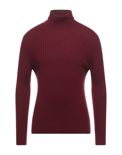 +39 Masq Turtlenecks In Maroon