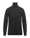 Alpha Studio Turtlenecks In Black
