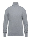 Alpha Studio Turtlenecks In Grey