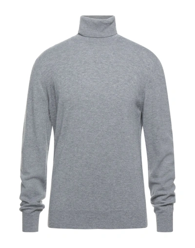 Alpha Studio Turtlenecks In Grey