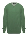 Alpha Studio Sweaters In Green