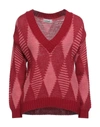Croche Sweaters In Red