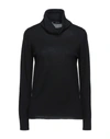 Alpha Studio Turtlenecks In Black