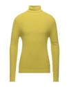 Yes Zee By Essenza Turtlenecks In Yellow