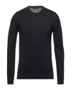 Alpha Studio Sweaters In Dark Blue