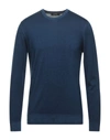 Alpha Studio Sweaters In Blue