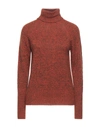 Drumohr Turtlenecks In Rust