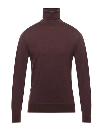 +39 Masq Turtlenecks In Brown