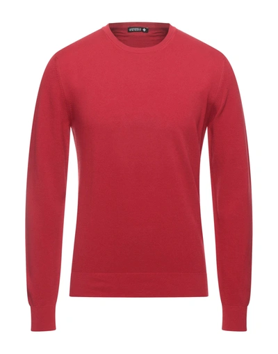 Andrea Fenzi Sweaters In Red