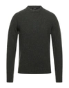 Alpha Studio Sweaters In Military Green