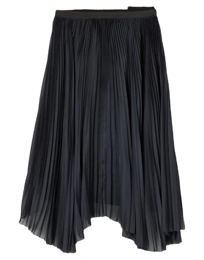 Sacai Midi Skirts In Black