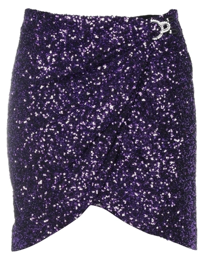 Amen Mini Skirts In Mauve