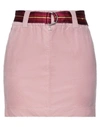Patrizia Pepe Mini Skirts In Pastel Pink