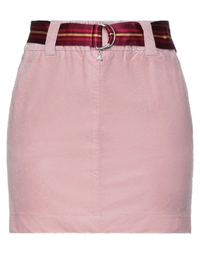 Patrizia Pepe Mini Skirts In Pastel Pink