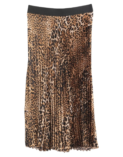 Zadig & Voltaire Woman Midi Skirt Sand Size 2 Polyester