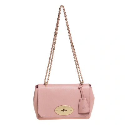 Pre-owned Mulberry Pink Leather Small Lily Shoulder Bag