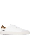 AXEL ARIGATO LEOPARD-PRINT LEATHER SNEAKERS,C719646F-562E-E378-798A-31CD1722E78D