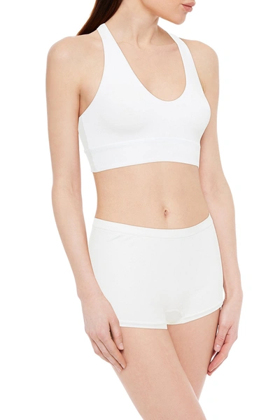 Commando Stretch-micro Modal Bralette In White