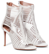 ALAÏA LEATHER ANKLE BOOTS,P00583028