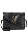 Saint Laurent Loulou Toy Leather Shoulder Bag In Black