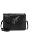 Saint Laurent Loulou Toy Leather Shoulder Bag In Black