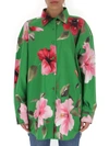 VALENTINO VALENTINO FLORAL PRINTED BUTTONED SHIRT