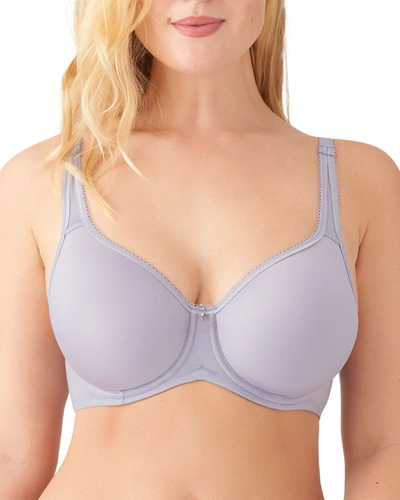 Wacoal Basic Beauty Full-figure Underwire Bra 855192, Up To H Cup In Dapple Grey