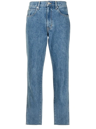 Slvrlake Hero High-rise Straight-leg Jeans In Blue