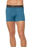 Tommy John Second Skin Apollo 4-inch Trunks In Blue Coral