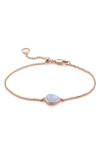 Rose Gold/ Blue Lace Agate