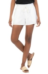 Kut From The Kloth Elastic Waist Shorts In White