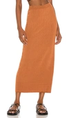 FREE PEOPLE BEACH TO NIGHT 半身裙 – 铁锈色,FREE-WQ261