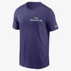 Nike Men's Baltimore Ravens Local Phrase T-shirt In Purple
