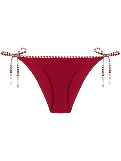 Marlies Dekkers Tie-fastening Bikini Bottoms In Rot
