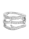 STEPHEN WEBSTER 18KT WHITE GOLD THORN CONVERTIBLE DIAMOND RING