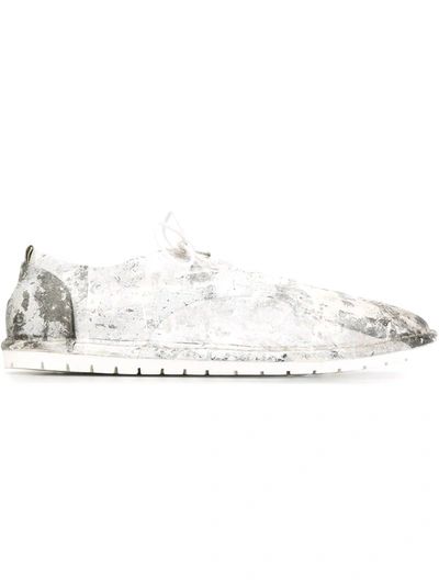 Marsèll Rubber Sole Derby Shoes In Grau