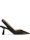 Jimmy Choo Liya 65mm Slingback Pumps In Schwarz