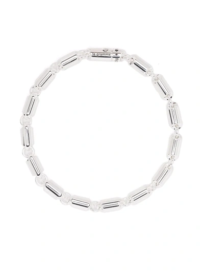 Le Gramme 25g Brushed Capsule Bracelet In Silber