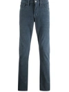 Tom Ford Corduroy Slim Fit Denim Jeans In Blau