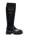 Le Silla Ranger Knee-high Boots In Schwarz