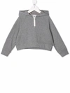 BRUNELLO CUCINELLI CROPPED PULLOVER HOODIE
