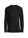 Kiton Long Sleeve Pull-over Sweater In Black